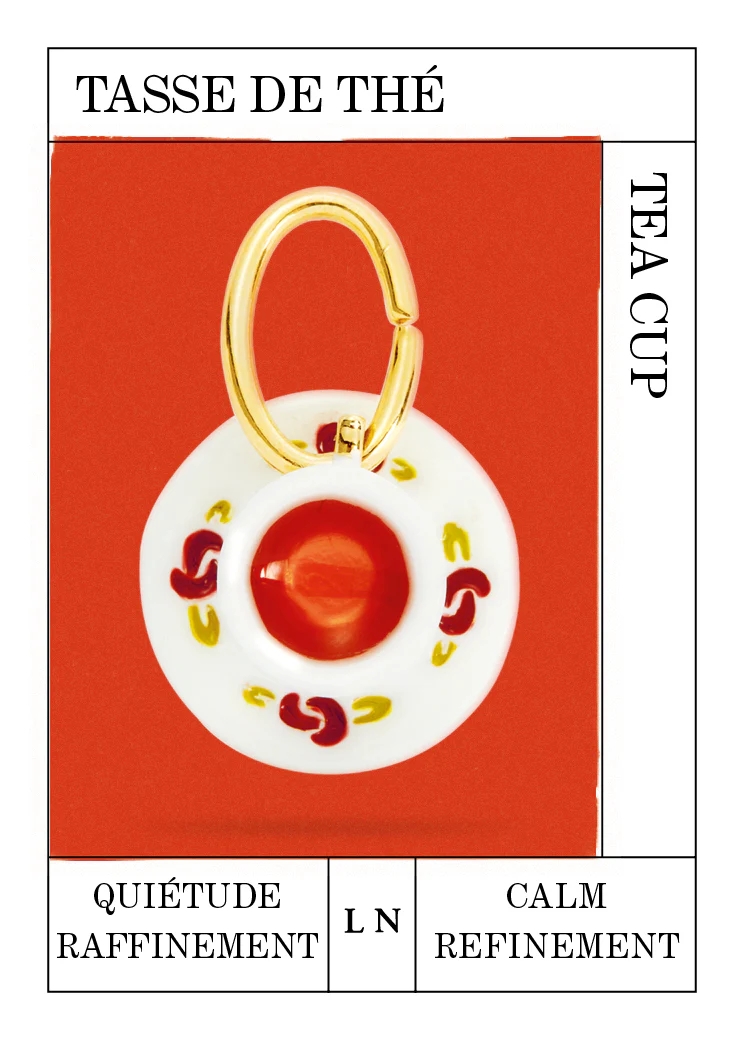 Pendentif tasse de thé, Quiétude et Raffinement - Image 2