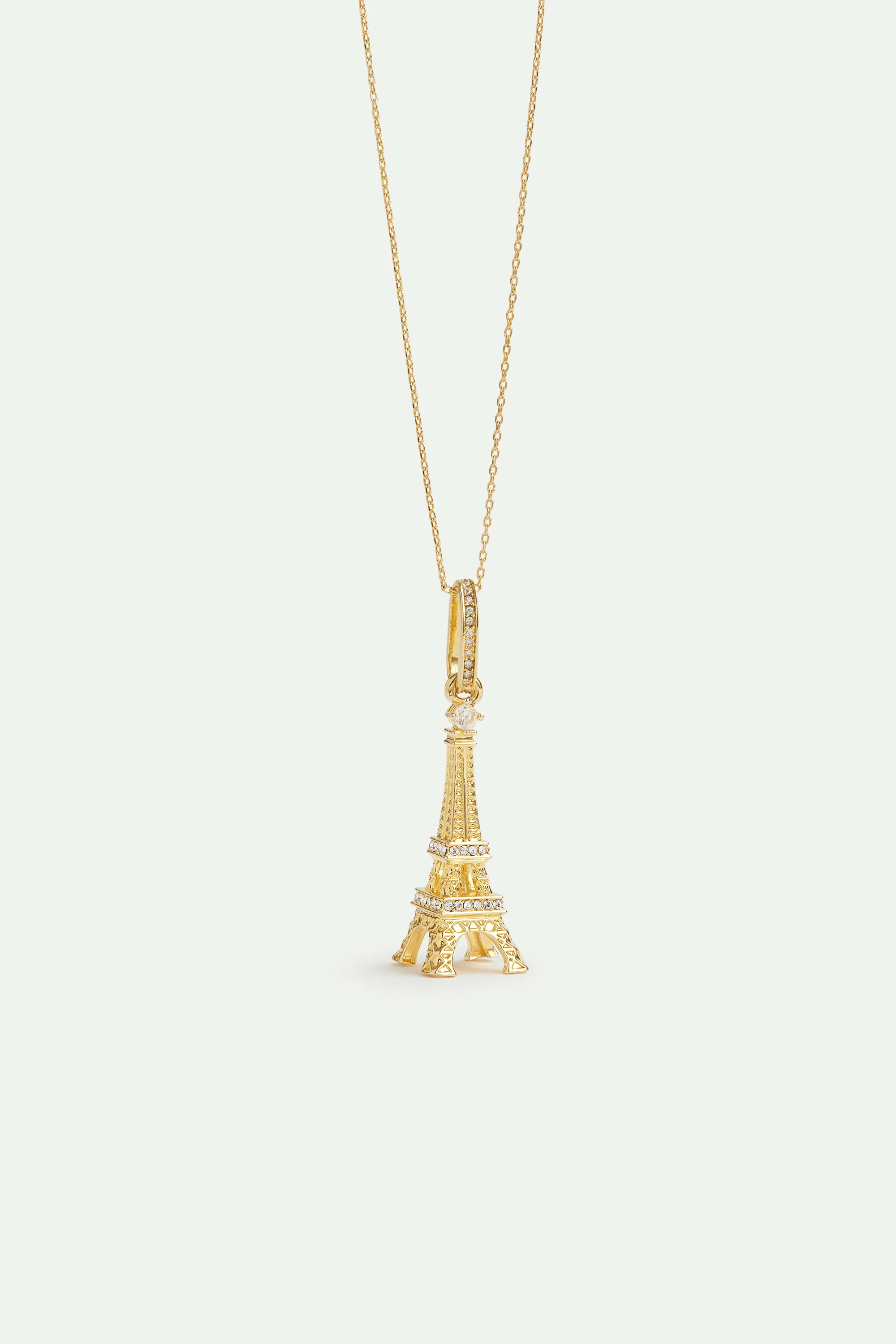 Pendentif Tour Eiffel dorée, Ingéniosité et Ambition - Image 4