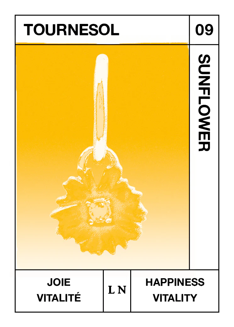 Pendentif Tournesol, Joie et Vitalité - Septembre - Image 2