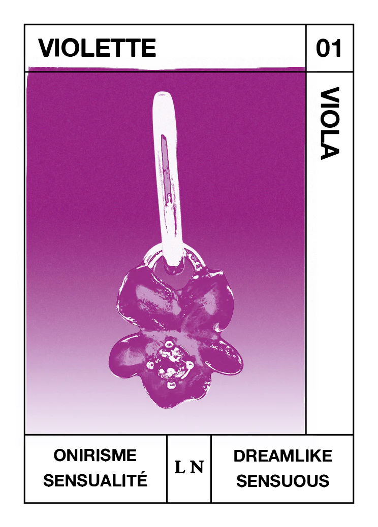 Pendentif Violette, Onirisme et Sensualité - Janvier - Image 2