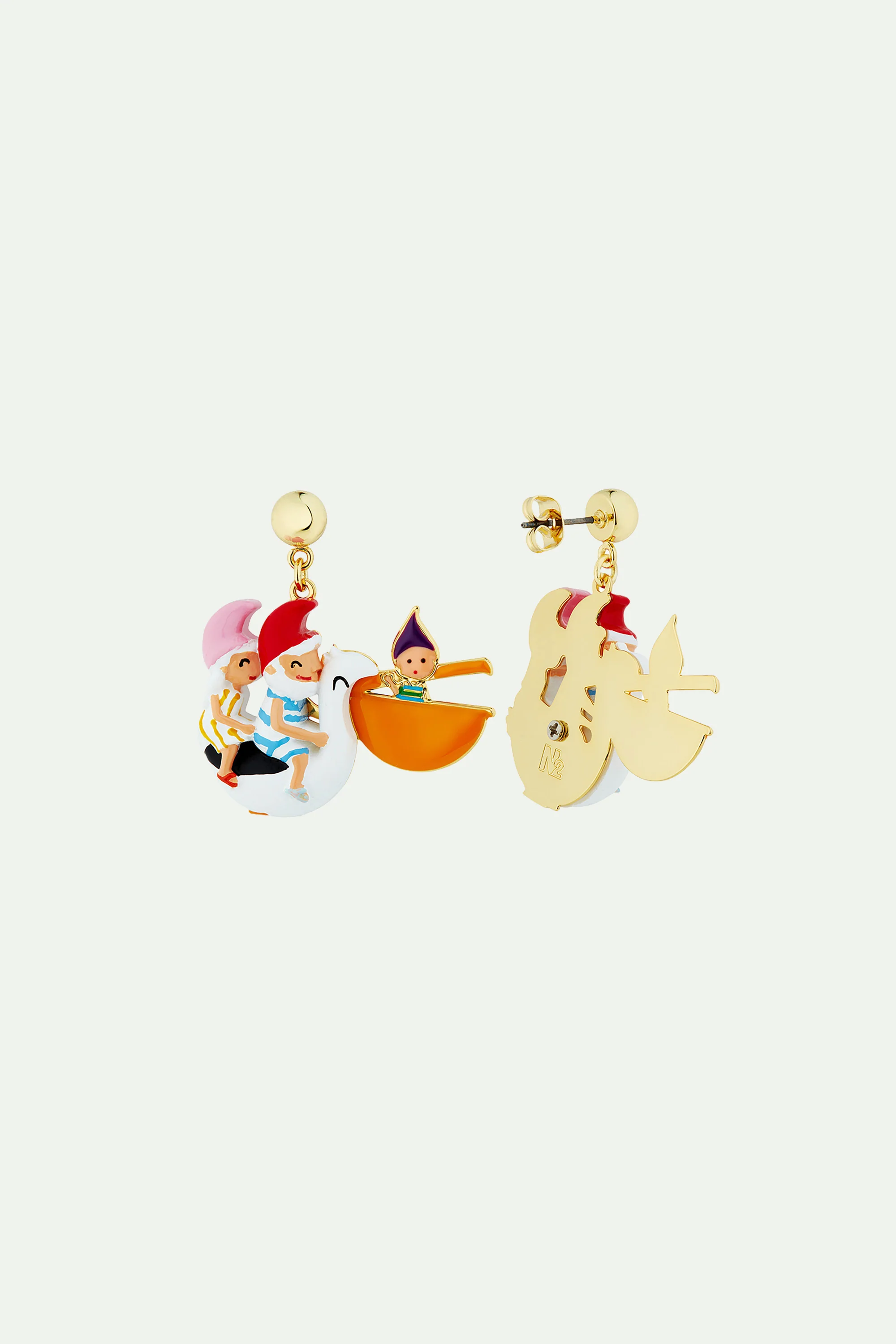 Post Earrings LES CHAMPIMIGNON - Surf Camp - Image 2
